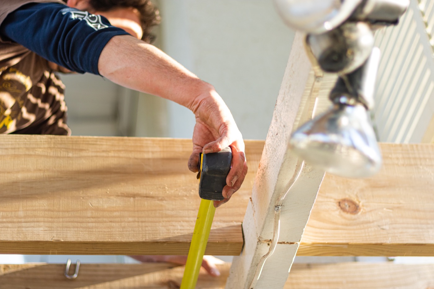 Handwerker bei der Arbeit